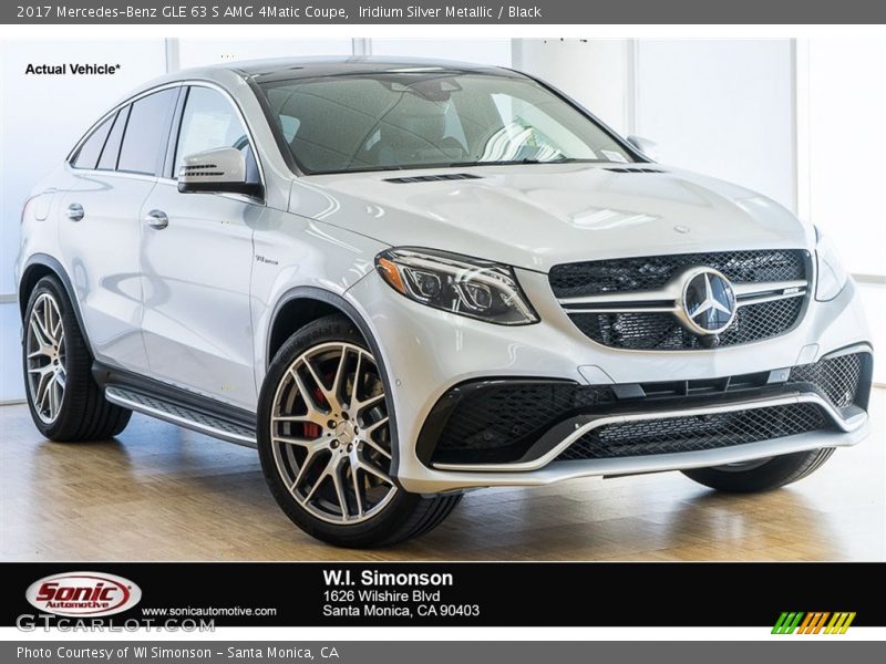 Iridium Silver Metallic / Black 2017 Mercedes-Benz GLE 63 S AMG 4Matic Coupe