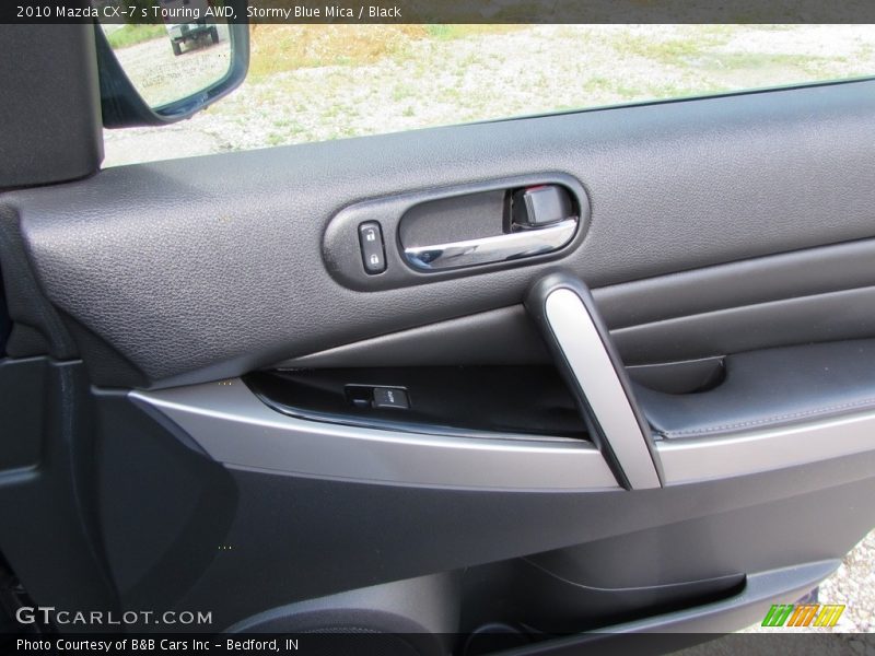 Stormy Blue Mica / Black 2010 Mazda CX-7 s Touring AWD