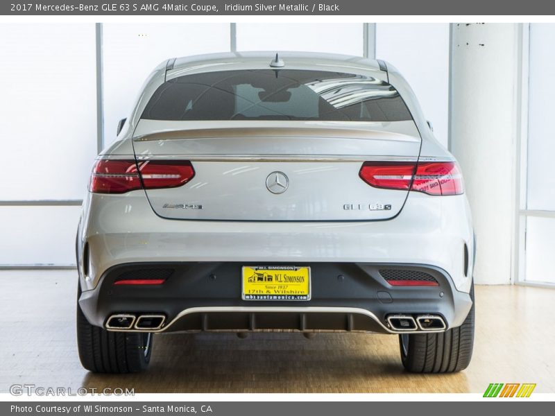 Iridium Silver Metallic / Black 2017 Mercedes-Benz GLE 63 S AMG 4Matic Coupe