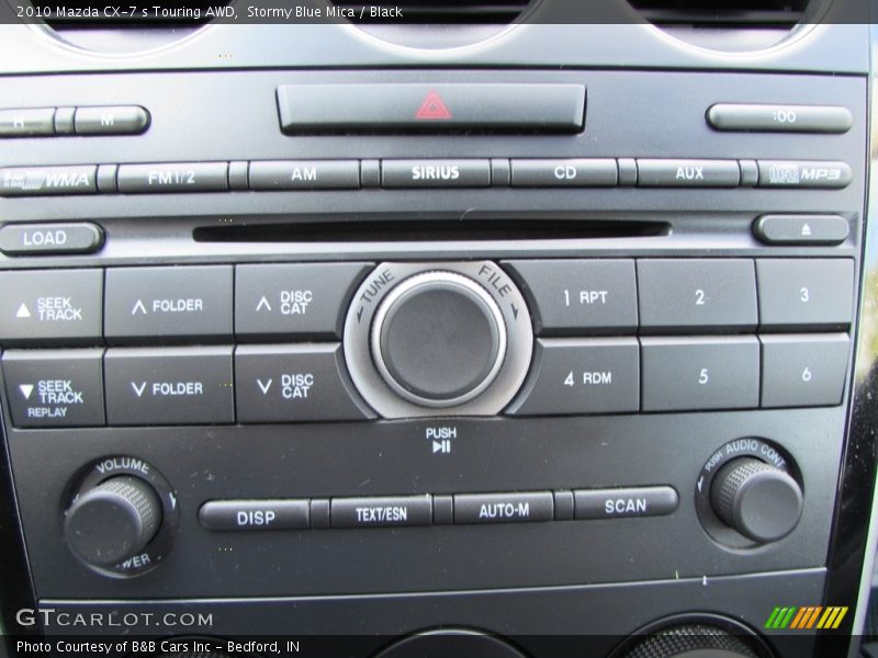 Stormy Blue Mica / Black 2010 Mazda CX-7 s Touring AWD