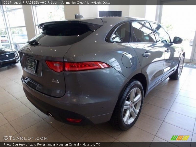 Ammonite Grey / Jet w/Light Oyster 2017 Jaguar F-PACE 35t AWD R-Sport