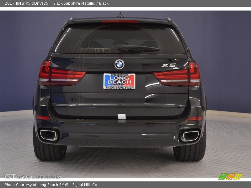 Black Sapphire Metallic / Black 2017 BMW X5 xDrive35i