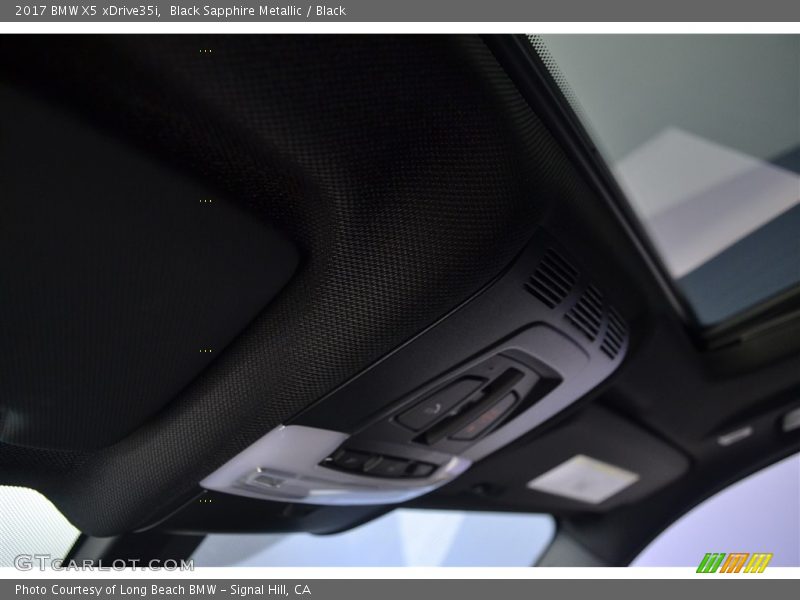 Black Sapphire Metallic / Black 2017 BMW X5 xDrive35i