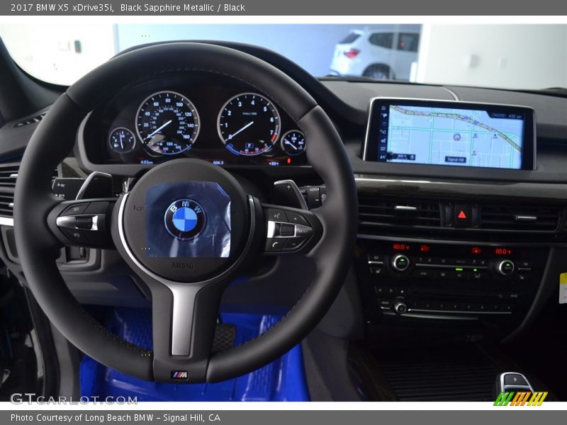 Black Sapphire Metallic / Black 2017 BMW X5 xDrive35i