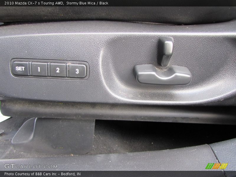 Stormy Blue Mica / Black 2010 Mazda CX-7 s Touring AWD