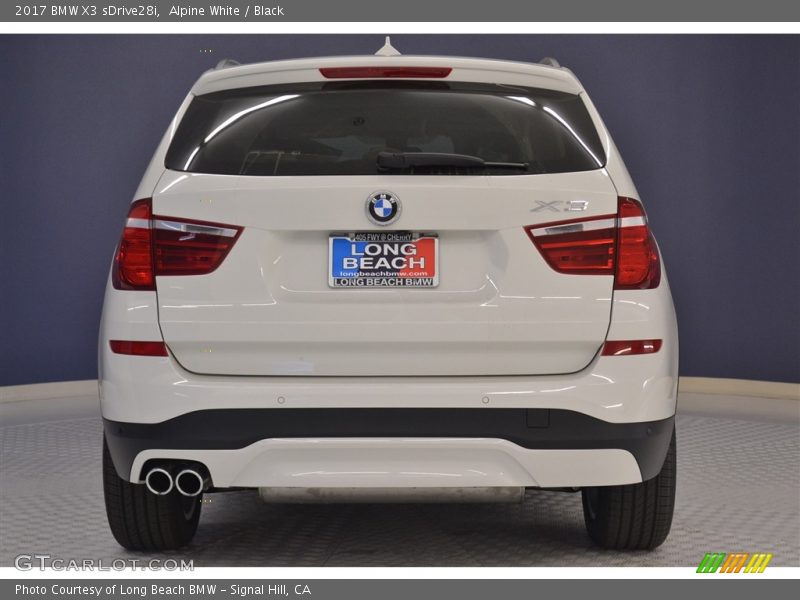 Alpine White / Black 2017 BMW X3 sDrive28i