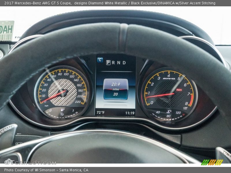  2017 AMG GT S Coupe S Coupe Gauges
