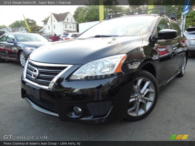 Super Black / Charcoal 2013 Nissan Sentra SR