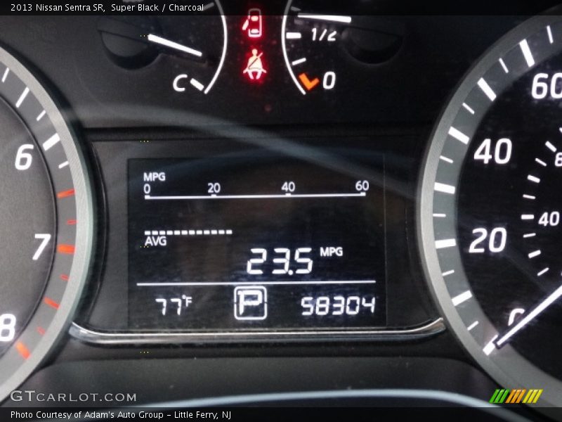 Super Black / Charcoal 2013 Nissan Sentra SR