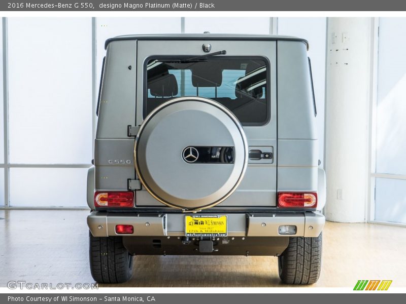 designo Magno Platinum (Matte) / Black 2016 Mercedes-Benz G 550