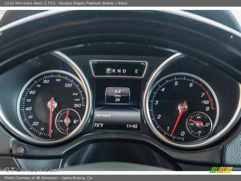  2016 G 550 550 Gauges