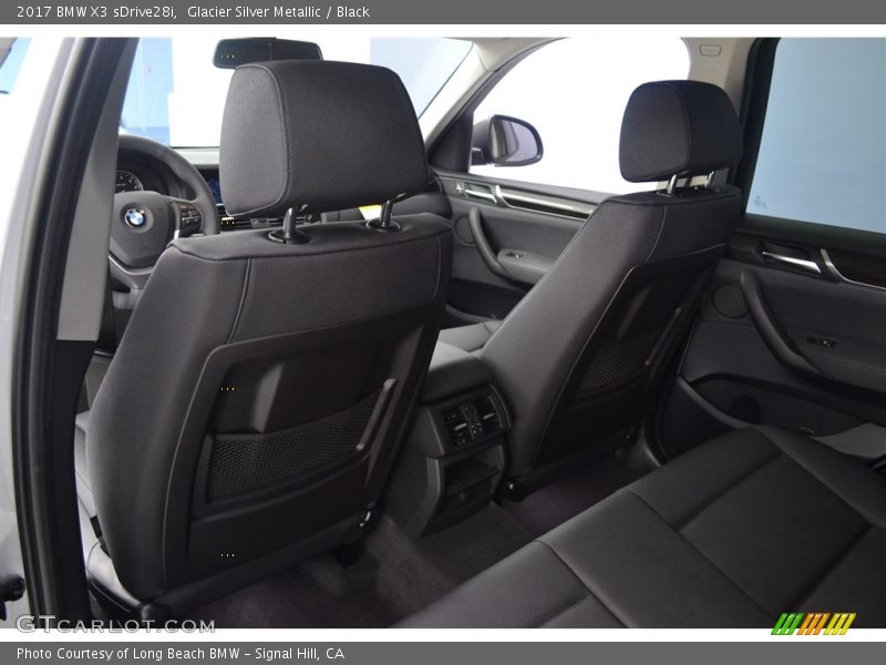Glacier Silver Metallic / Black 2017 BMW X3 sDrive28i