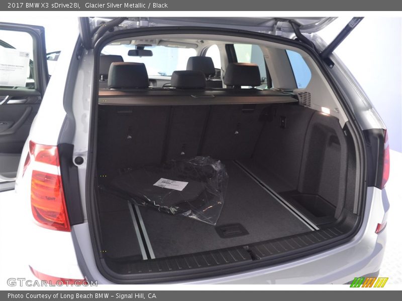 Glacier Silver Metallic / Black 2017 BMW X3 sDrive28i