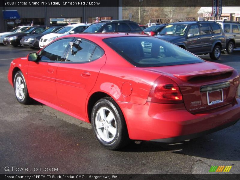 Crimson Red / Ebony 2008 Pontiac Grand Prix Sedan