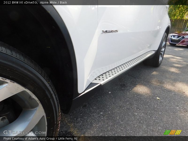 Alpine White / Black 2012 BMW X6 xDrive50i