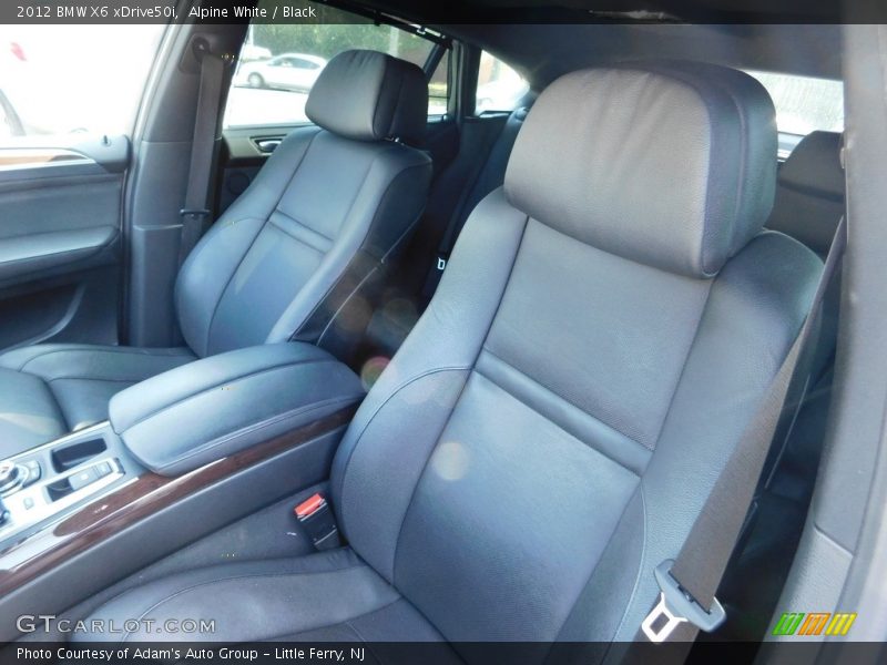 Alpine White / Black 2012 BMW X6 xDrive50i