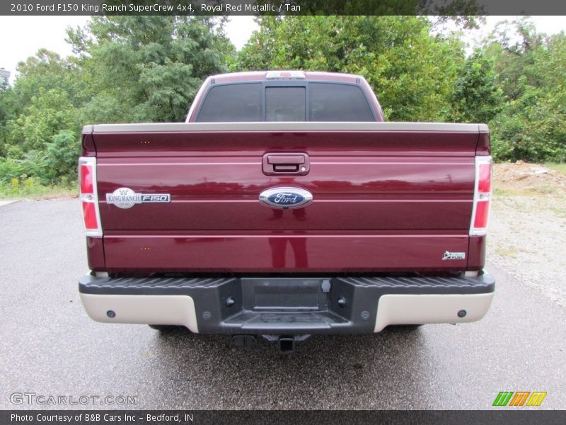 Royal Red Metallic / Tan 2010 Ford F150 King Ranch SuperCrew 4x4