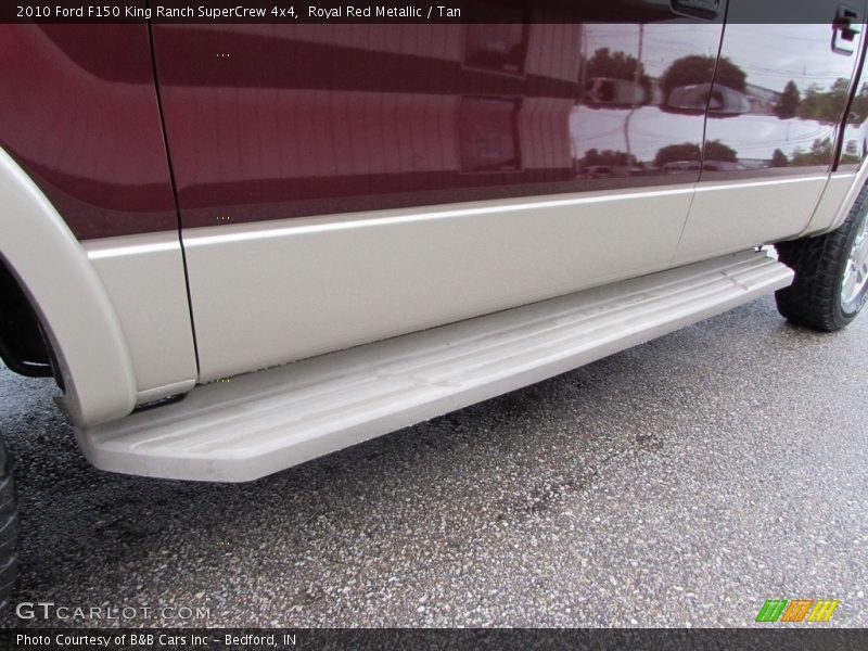 Royal Red Metallic / Tan 2010 Ford F150 King Ranch SuperCrew 4x4