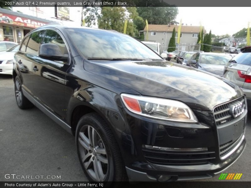 Lava Gray Pearl Effect / Black 2007 Audi Q7 4.2 Premium quattro