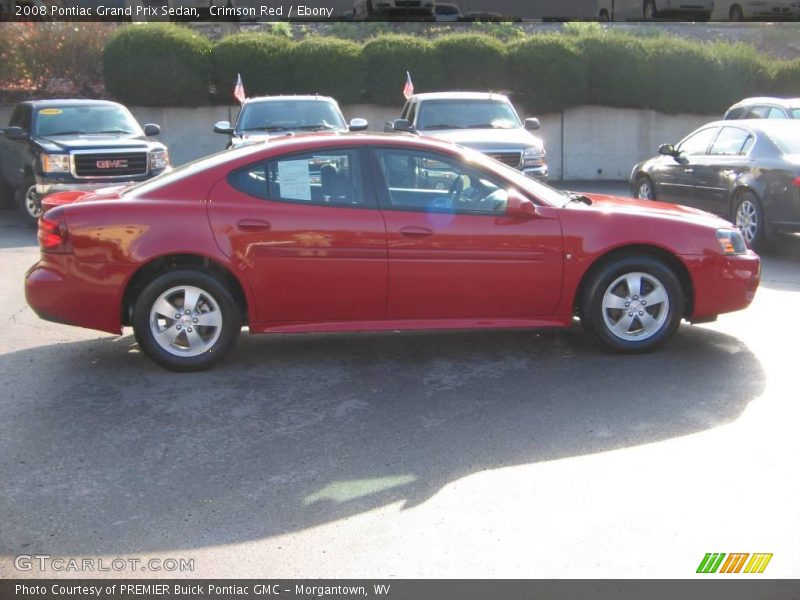 Crimson Red / Ebony 2008 Pontiac Grand Prix Sedan