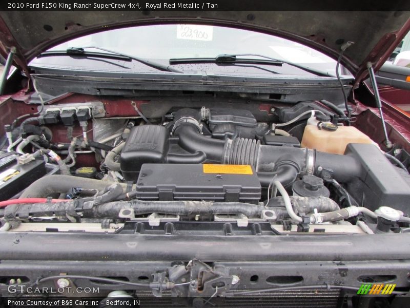 Royal Red Metallic / Tan 2010 Ford F150 King Ranch SuperCrew 4x4
