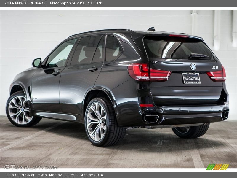 Black Sapphire Metallic / Black 2014 BMW X5 sDrive35i