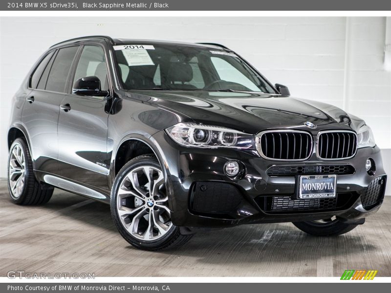 Black Sapphire Metallic / Black 2014 BMW X5 sDrive35i
