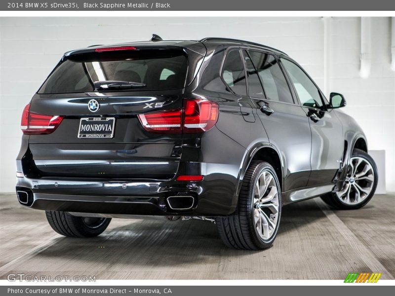 Black Sapphire Metallic / Black 2014 BMW X5 sDrive35i