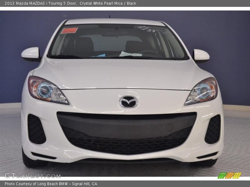Crystal White Pearl Mica / Black 2013 Mazda MAZDA3 i Touring 5 Door