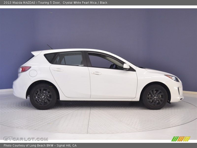 Crystal White Pearl Mica / Black 2013 Mazda MAZDA3 i Touring 5 Door