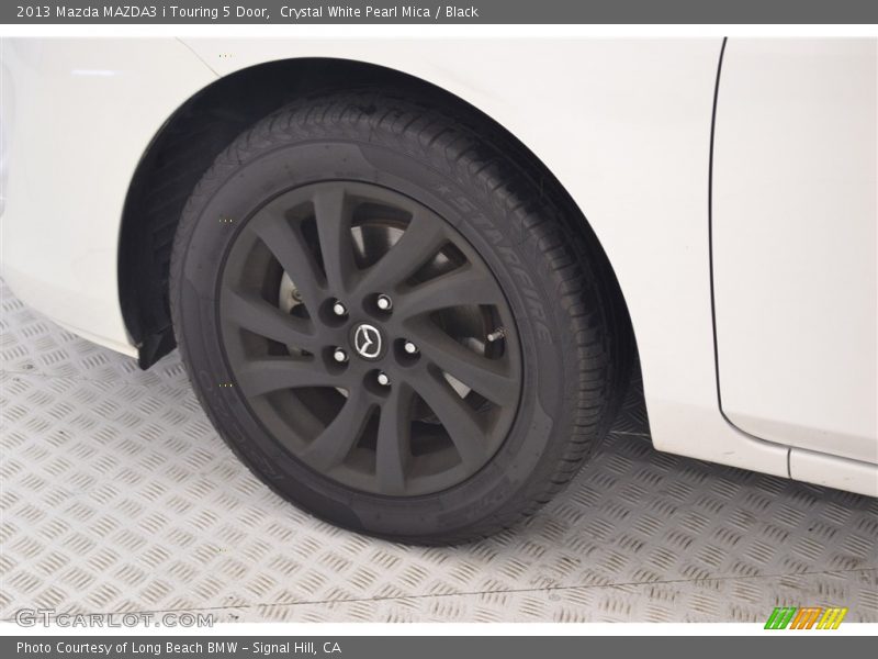 Crystal White Pearl Mica / Black 2013 Mazda MAZDA3 i Touring 5 Door