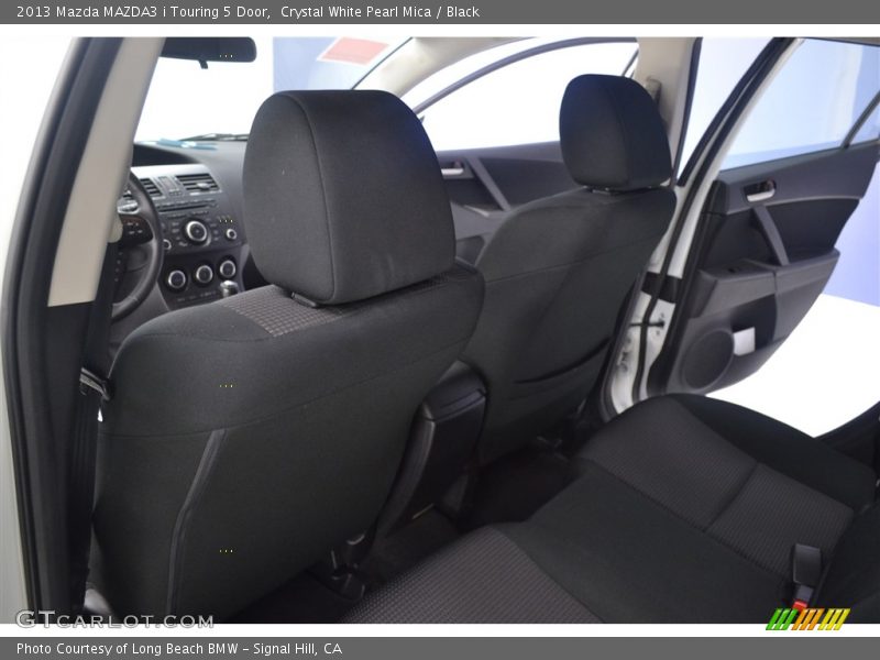Crystal White Pearl Mica / Black 2013 Mazda MAZDA3 i Touring 5 Door