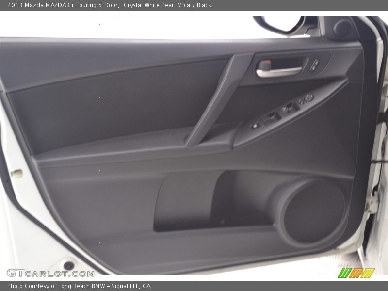 Crystal White Pearl Mica / Black 2013 Mazda MAZDA3 i Touring 5 Door
