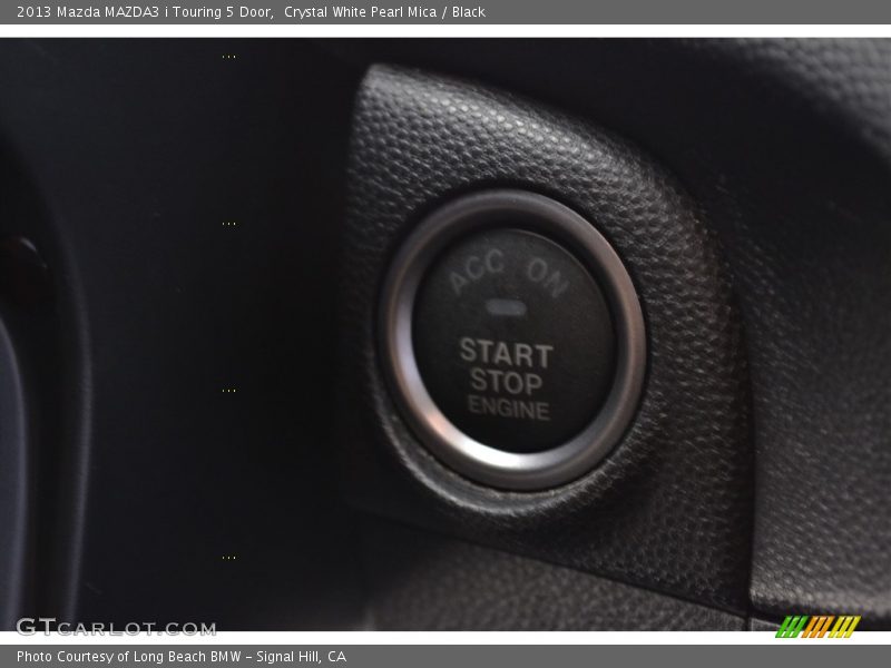Crystal White Pearl Mica / Black 2013 Mazda MAZDA3 i Touring 5 Door