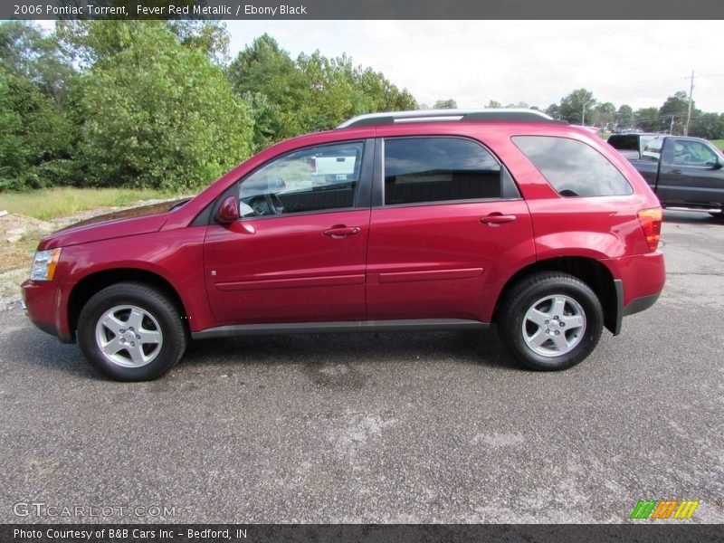 Fever Red Metallic / Ebony Black 2006 Pontiac Torrent