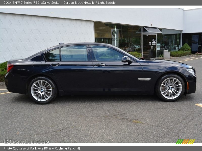 Carbon Black Metallic / Light Saddle 2014 BMW 7 Series 750i xDrive Sedan