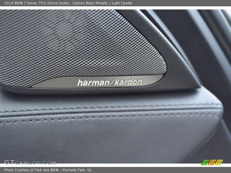 Carbon Black Metallic / Light Saddle 2014 BMW 7 Series 750i xDrive Sedan