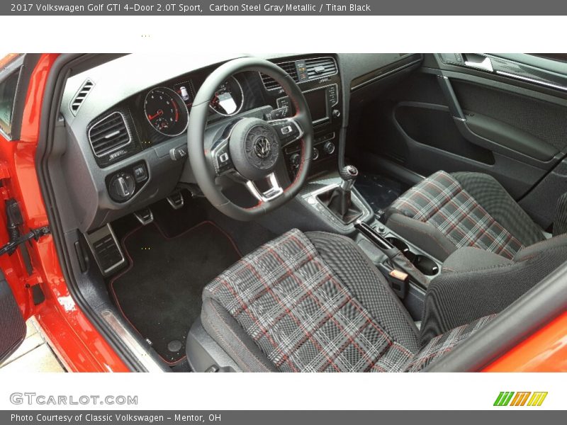  2017 Golf GTI 4-Door 2.0T Sport Titan Black Interior