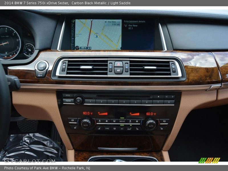 Carbon Black Metallic / Light Saddle 2014 BMW 7 Series 750i xDrive Sedan