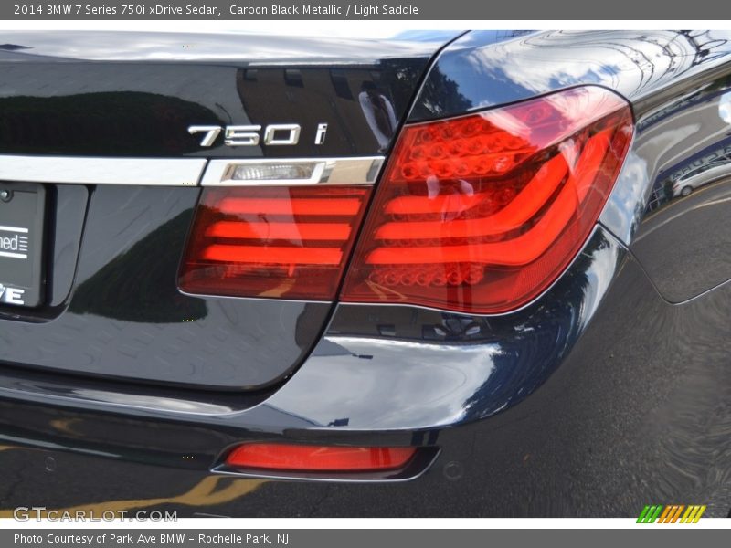 Carbon Black Metallic / Light Saddle 2014 BMW 7 Series 750i xDrive Sedan