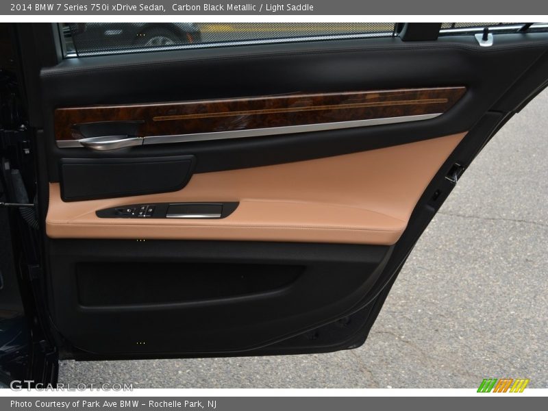 Carbon Black Metallic / Light Saddle 2014 BMW 7 Series 750i xDrive Sedan