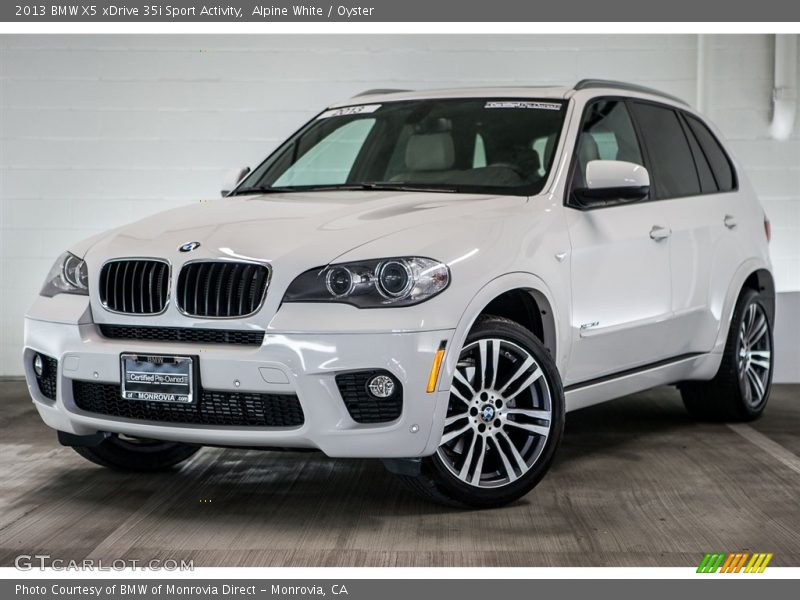 Alpine White / Oyster 2013 BMW X5 xDrive 35i Sport Activity