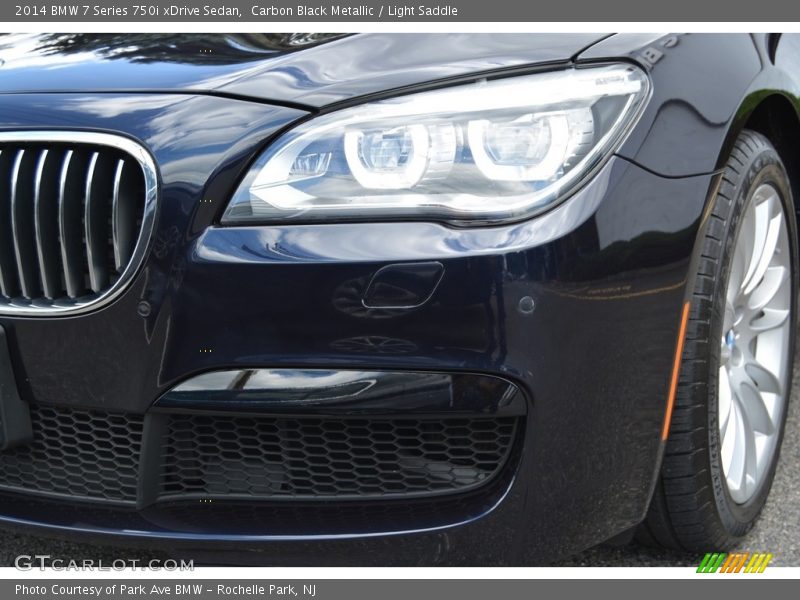 Carbon Black Metallic / Light Saddle 2014 BMW 7 Series 750i xDrive Sedan