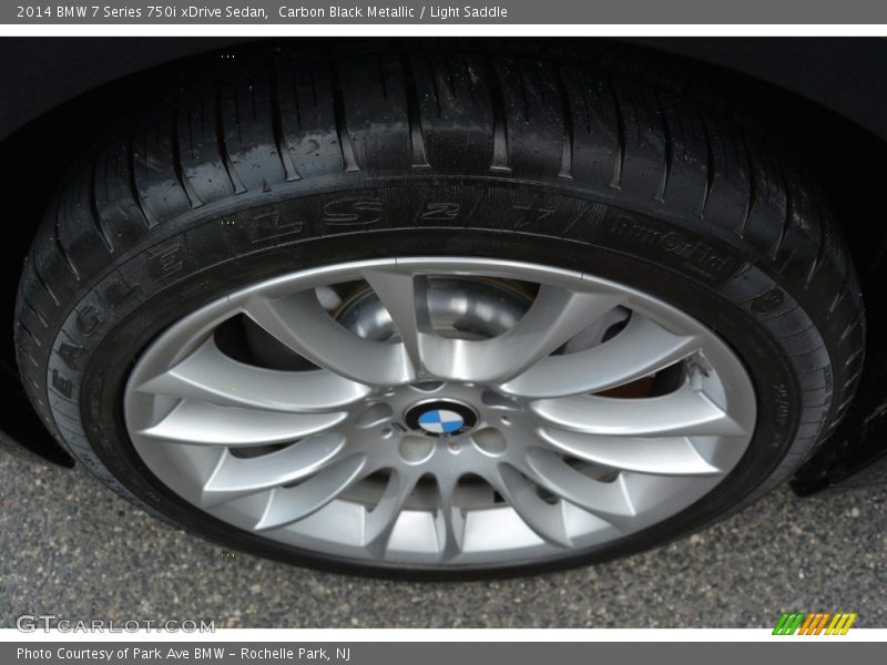Carbon Black Metallic / Light Saddle 2014 BMW 7 Series 750i xDrive Sedan