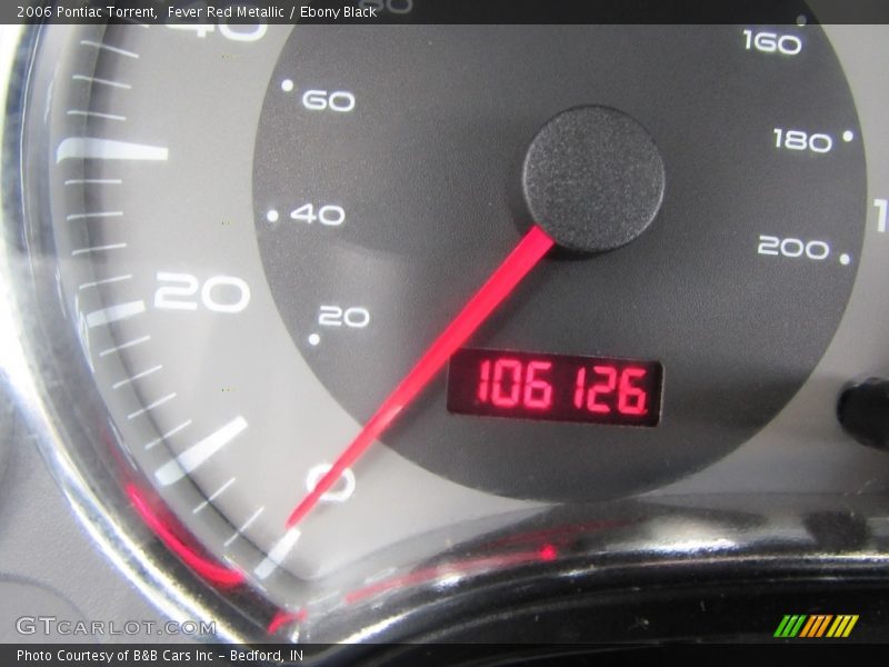 Fever Red Metallic / Ebony Black 2006 Pontiac Torrent