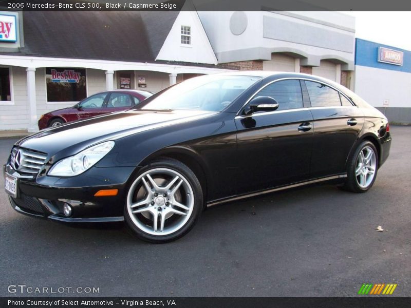 Black / Cashmere Beige 2006 Mercedes-Benz CLS 500