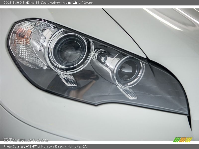 Alpine White / Oyster 2013 BMW X5 xDrive 35i Sport Activity