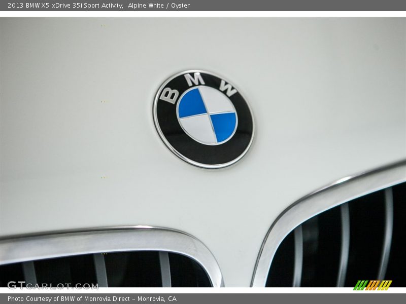 Alpine White / Oyster 2013 BMW X5 xDrive 35i Sport Activity