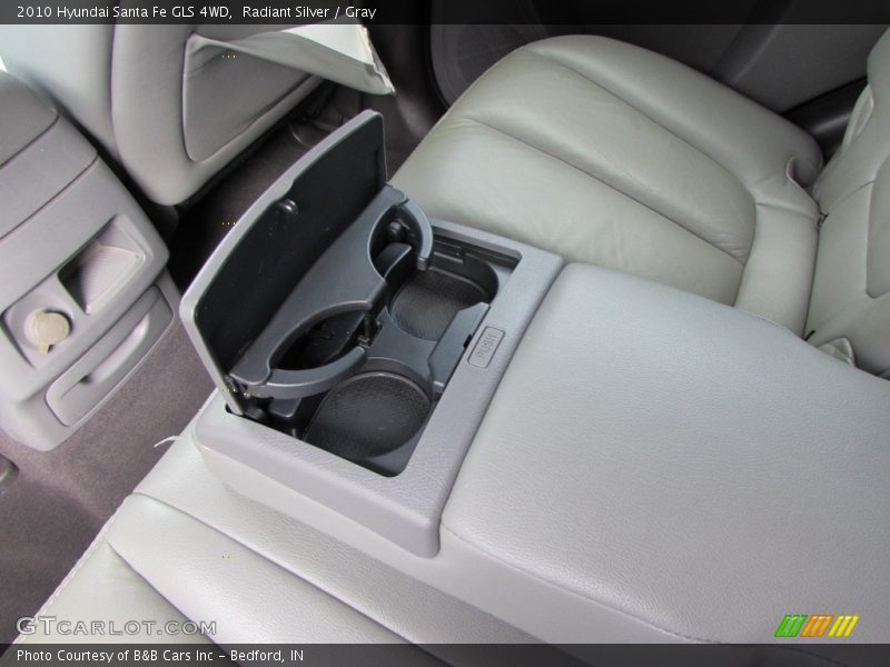 Radiant Silver / Gray 2010 Hyundai Santa Fe GLS 4WD