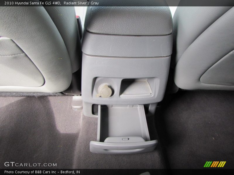 Radiant Silver / Gray 2010 Hyundai Santa Fe GLS 4WD